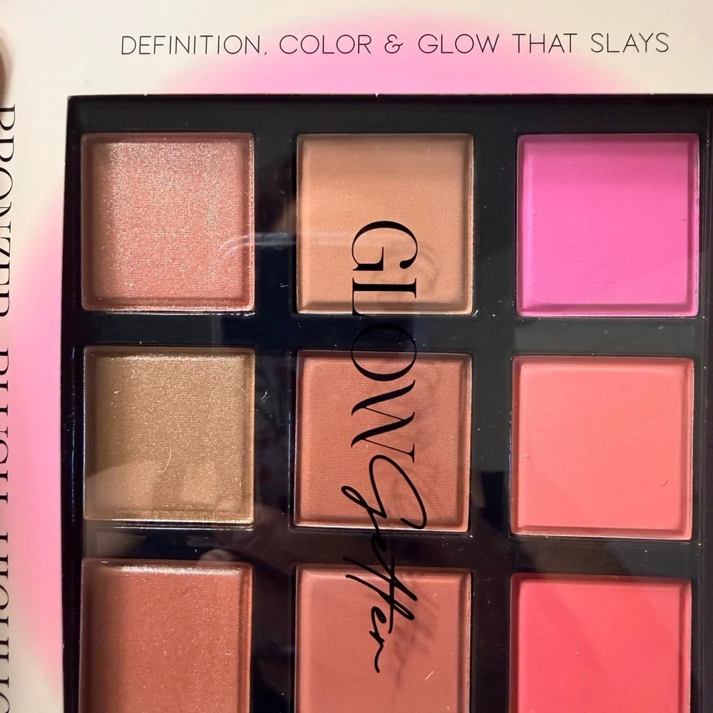 Beauty Treats GlOW GETTER Bronzer Blush Highlight Palette - Pink & Peach Shades